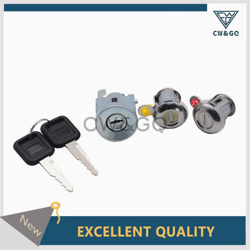 New Car Door Lock ignition lock Cylinder Key Set for Isuzu NPR NQR NKR ELF 1994-2007 8-97035-293-0 8970352930