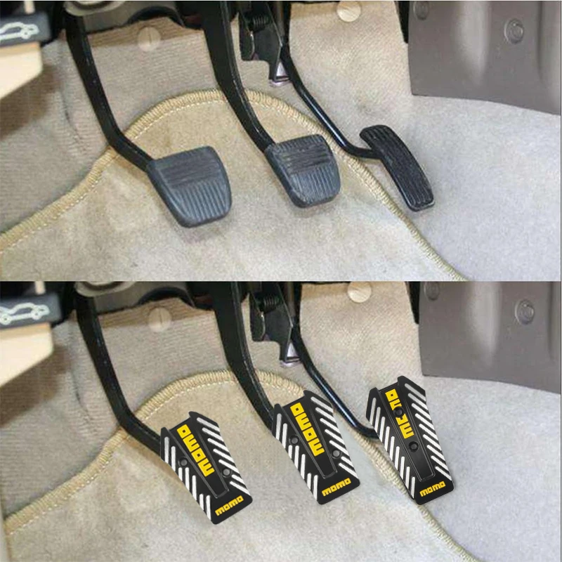 Педали MOMO Style nero для гоночных автомобилей универсальные ручные тормозные ножная