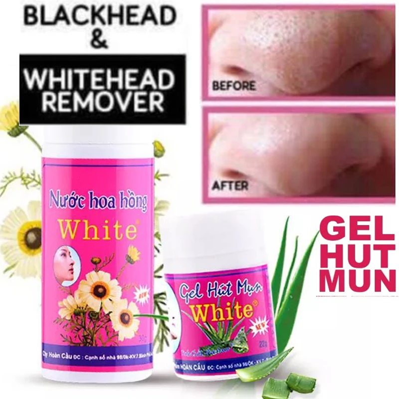 Маска в черный горошек для носа крем удаления черных точек гель Hut Mun белый против