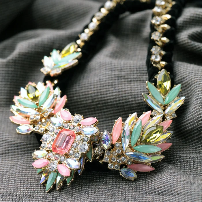 Ожерелье женское из цинкового сплава с имитацией цветка | Украшения и аксессуары