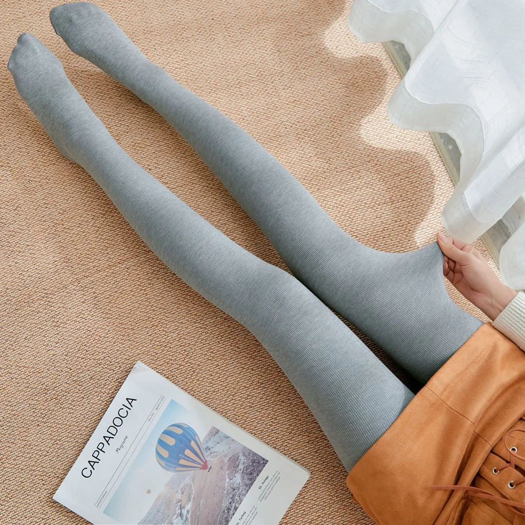 Женские хлопковые штаны на спирали облегающие осенне-зимние повседневные