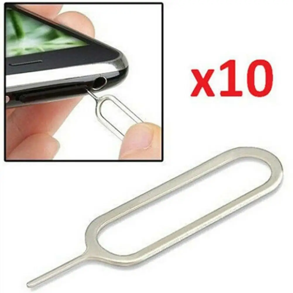 

10Pcs Card Tray Remover Excellent Workmanship Effective Perfect Fitment SIM Card Needle Pin Remove