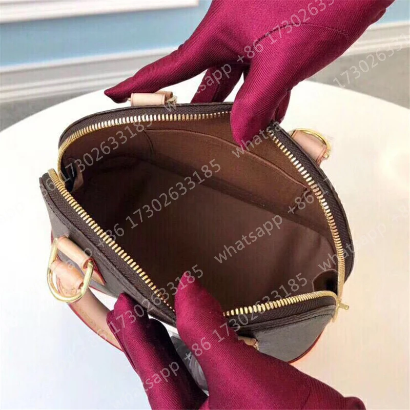 

Luxury Design Wallet Lady's Handbag Genuine Leather Top Handle BB Bag with Crossbody Strap Women Purse