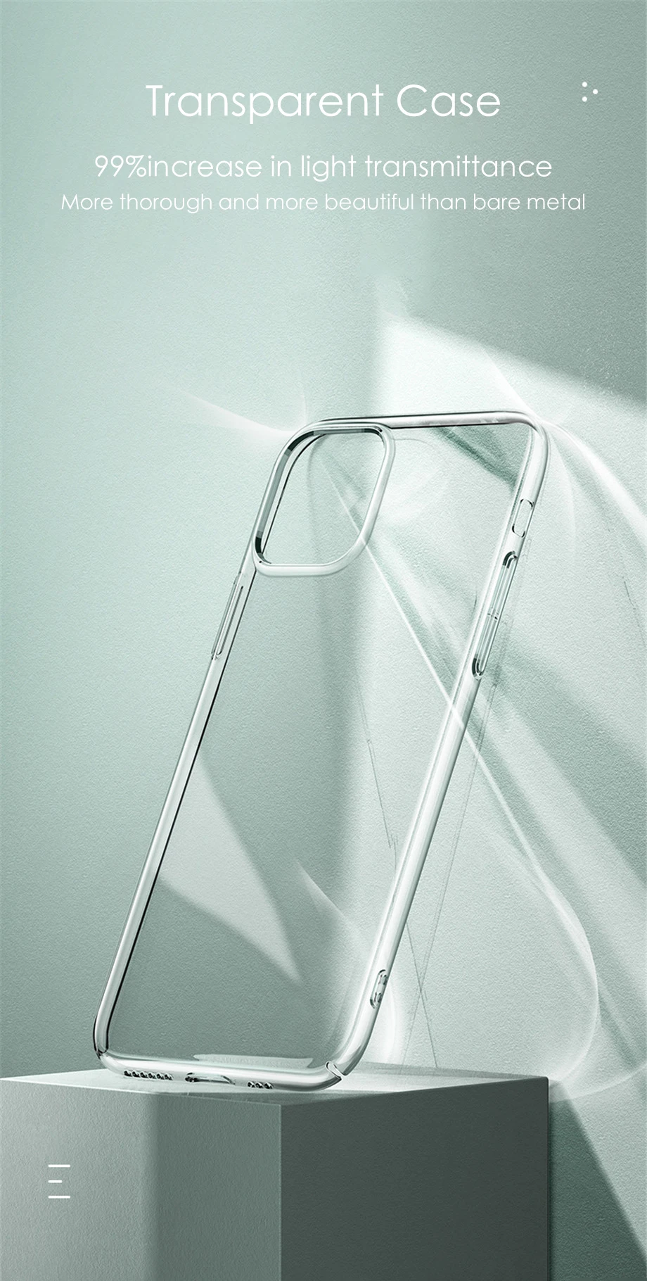 

2PCS Clear Soft Silicone Phone Case for iPhone 12 Mini 12 Pro Max Transparent Shockproof Back Case for Apple iPhone 12 12 Pro