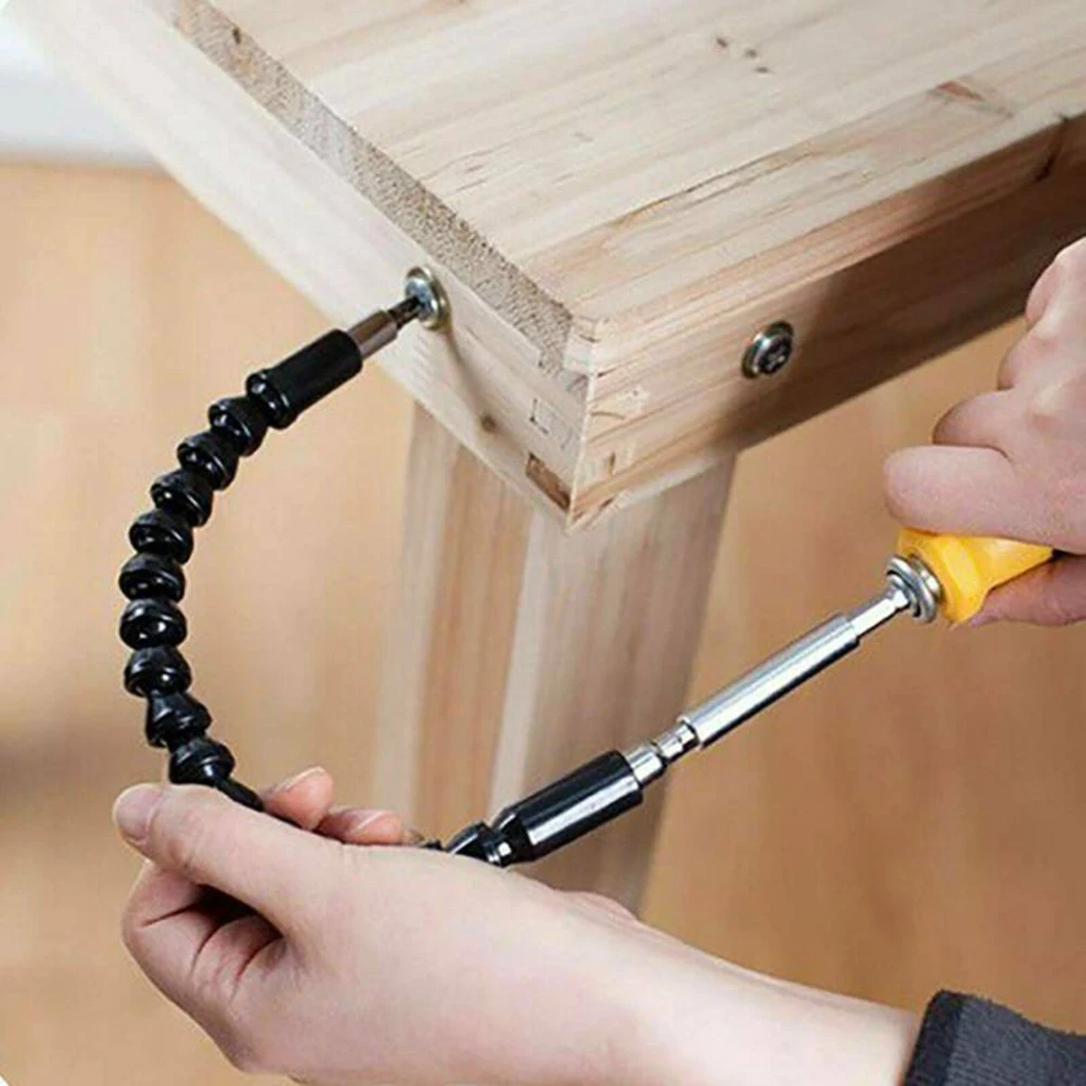 

Right Angle Drill Extension Bit Adapter Electric Power 1/4 Flexible Shaft