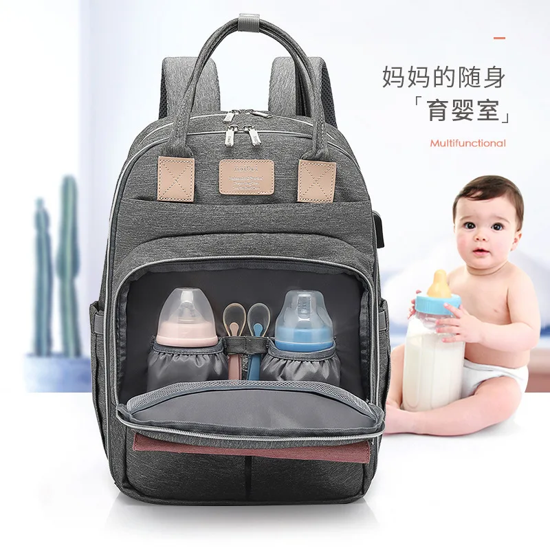 

Большая сумка для подгузников для мам, дорожный рюкзак для ухода за ребенком, дизайнерская сумка для коляски