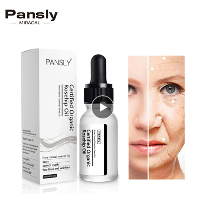 PANSLY органическое масло шиповника акне шрам растяжки удалитель