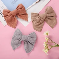 ins baby hair pins big bow clips for children knit hairclip girls butterfly hairpins princess accessories kids sweets hairgrips