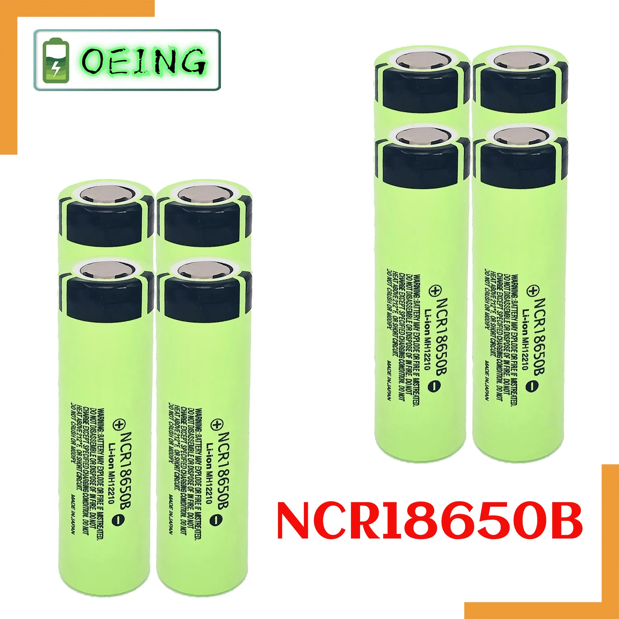 

100% New Original NCR18650B 3.7 v 3400mah 18650 Lithium Rechargeable Battery For Flashlight batteries