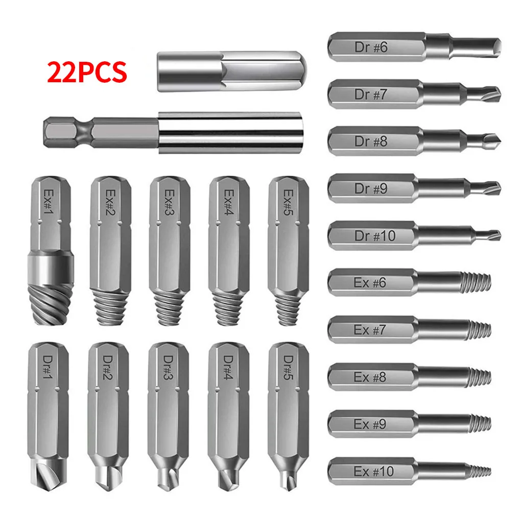 22 шт. набор экстрактор отвертка инструмент для удаления цель разбирать винты