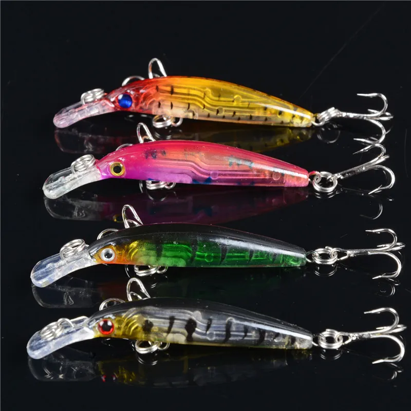 

Anti-Corrosion Bionic Plastic Fishing Bait Artificial Minnow70mm/4g Diving Depth 0.5-2Meters Freshwater Fishing Lure Hard Bait