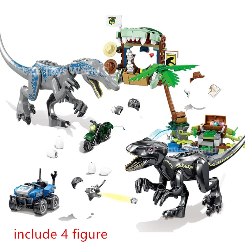 Конструктор Парк Юрского периода индоминус Рекс барионикс динозавр набор