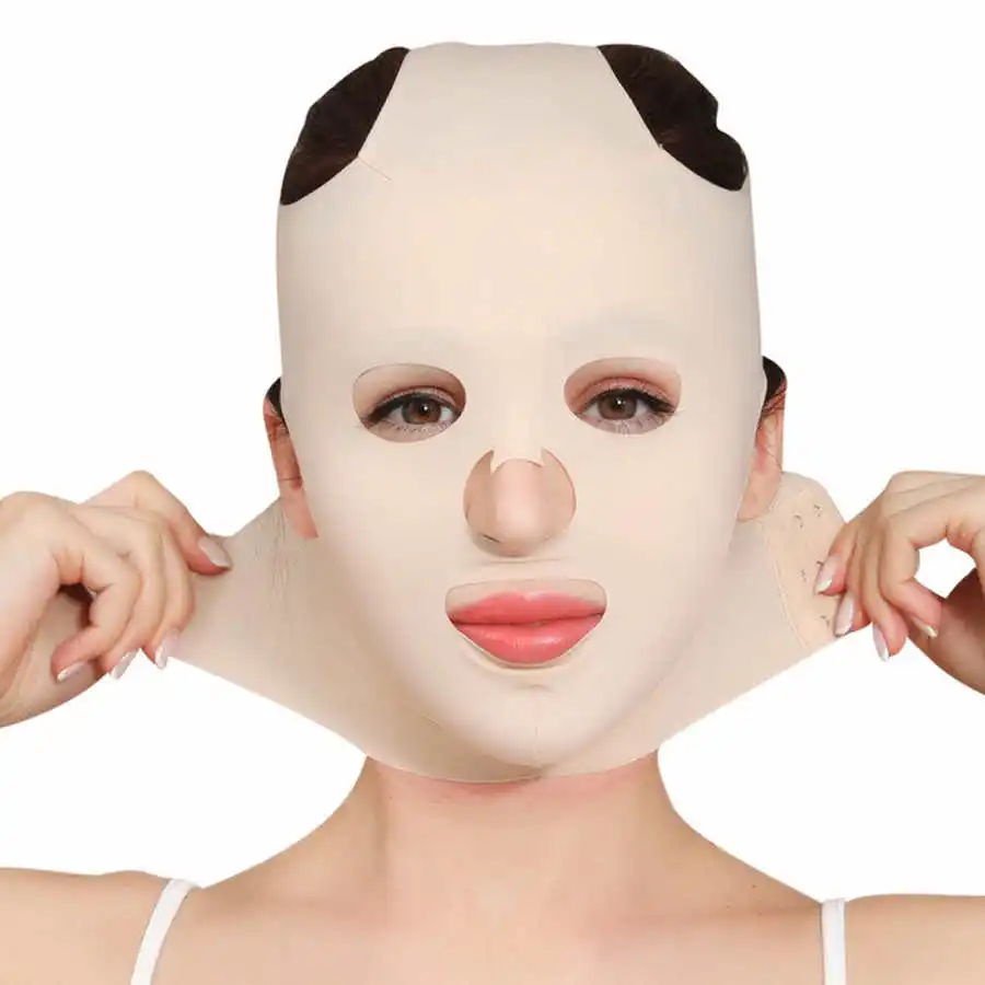 

Breathable V-face Tightening Lifting Belt Face Slimming Bandage Elastic Double-Chin Reducer Relaxation Lift up Belt Beauty Tools