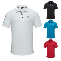 golf clothing mens t shirt summer quick drying clothing breathable short sleeve outdoor golf clothing golf shirt polo shirt