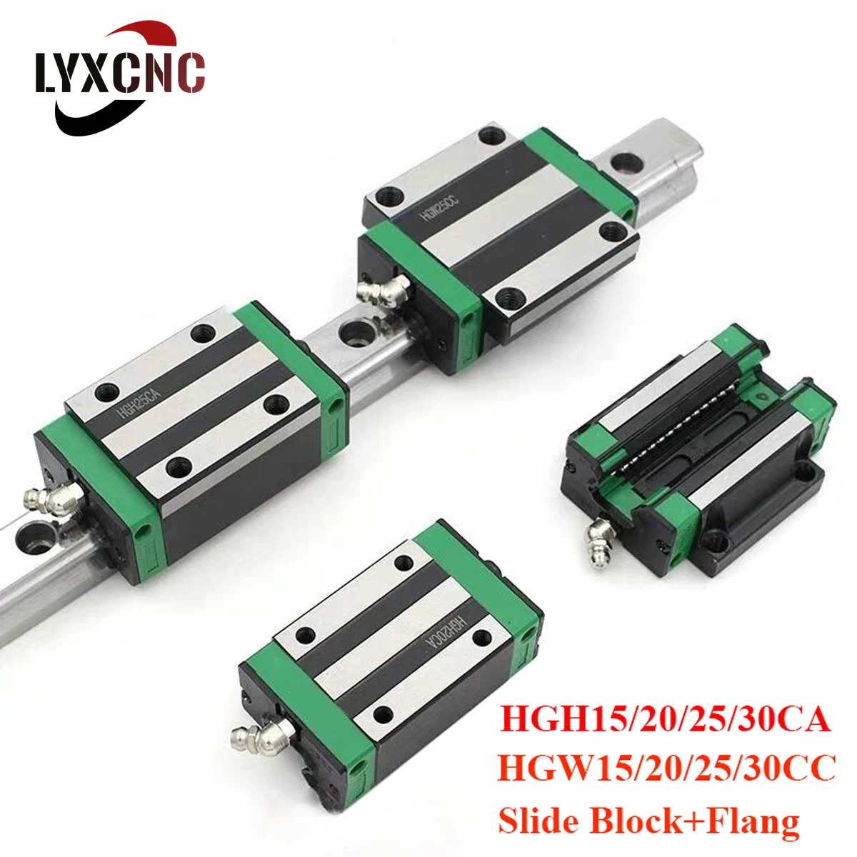 

HGR Linear Rail Collocation HGH15CA HGW15CC HGH20CA HGW20CC HGH25CA HGW25CC HGH30CA HGW30CC Slider Block For CNC 3D Printer Part