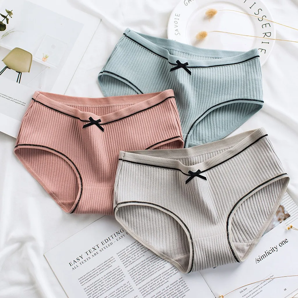 Женские трусы стринги средней высоты нижнее белье бесшовные одноцветные мужские