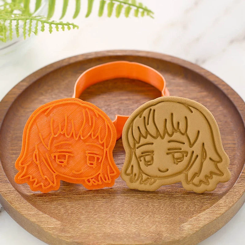 

Cookie Mold Baking Mold Reusable CartoonGhost Slayer's Blade Cartoon Biscuit Mould Full Set 3D Pressing Baking Biscuit Mould