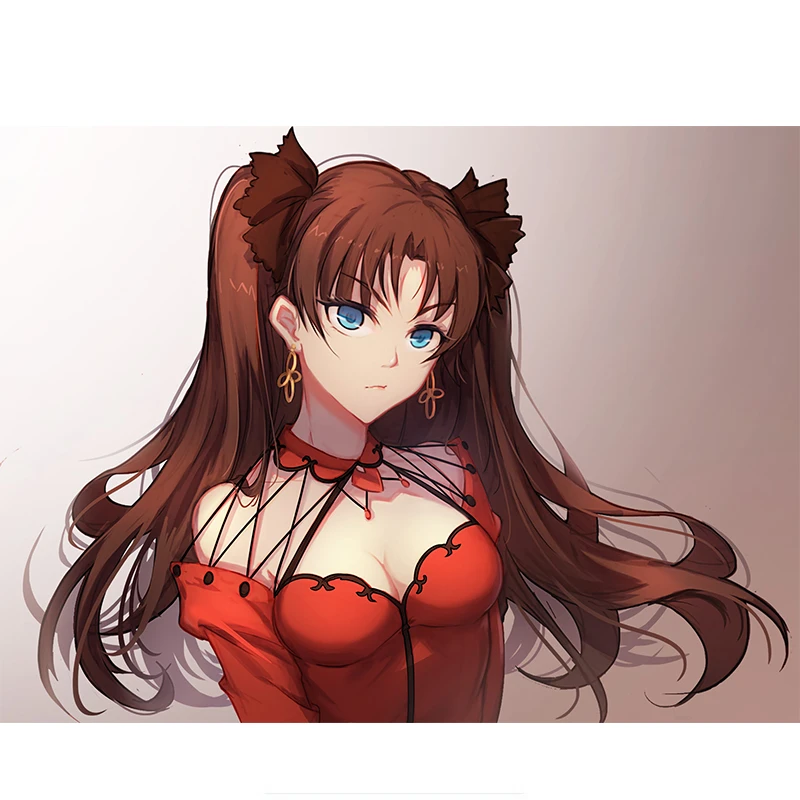 

Fuzhen Boutique Decals Exterior Accessories Fate Stay Night Tohsaka Rin Waifu Anime Girl for Saab Sticker Sexy Car Stickers