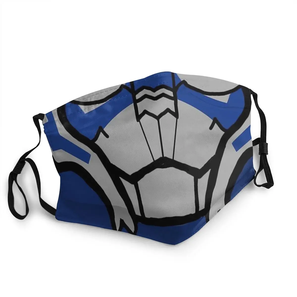 Моющаяся маска матилан черная с эффектом массы джон шепард научная фантастика