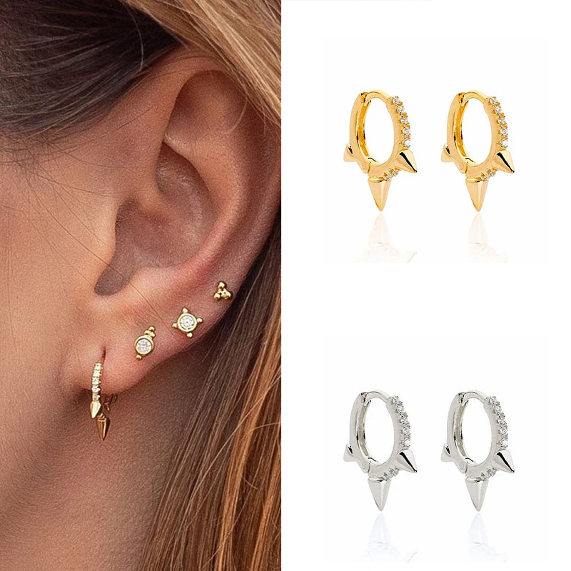 

Серьги женские из серебра 925 пробы с фианитами
