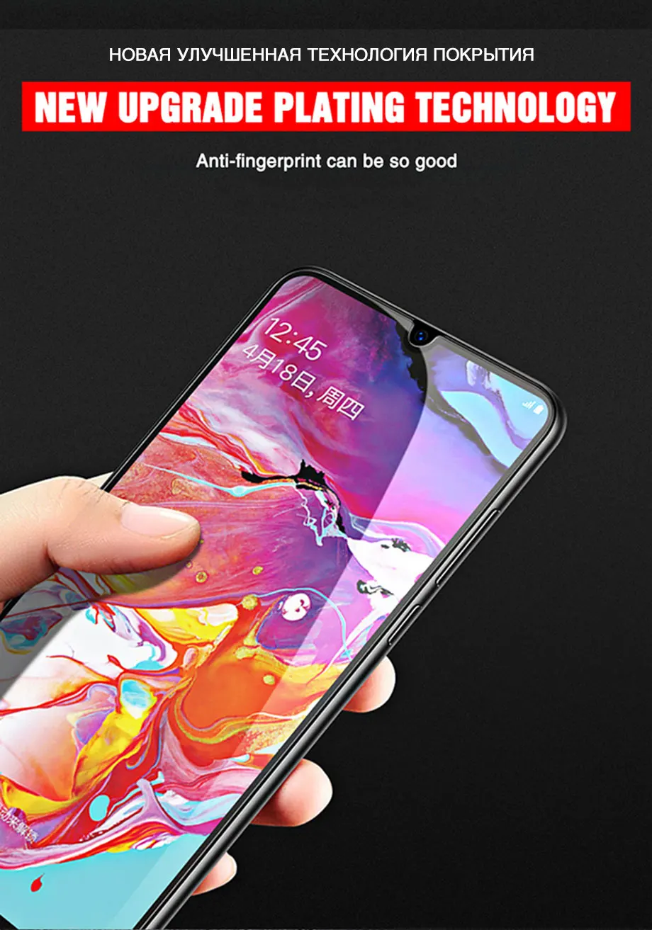 3Pcs Protective Glass For Samsung Galaxy A50 A30 A20 Screen Protector For Samsung M10 M20 M30 A40 A70 A80 A90 A10 Tempered Glass