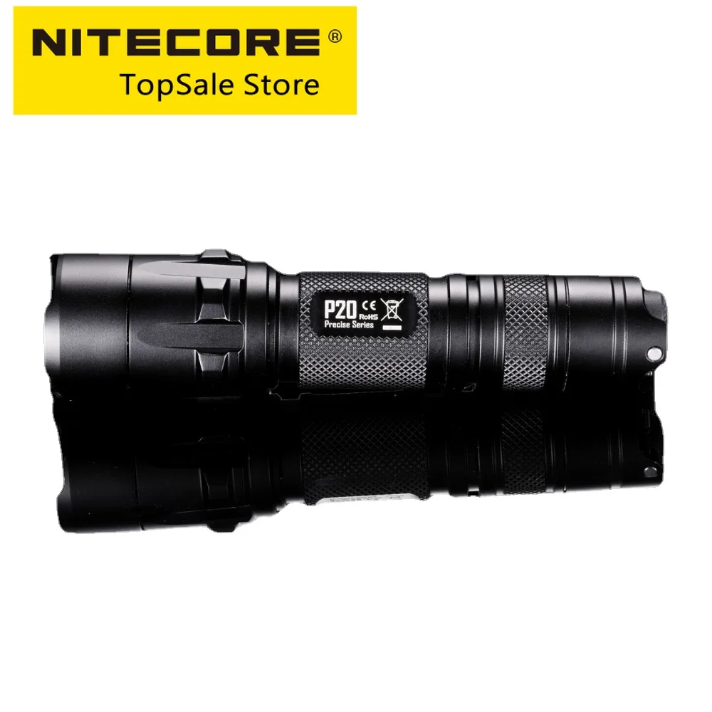 

Discount NITECORE P20 800 Lumens Strobe Ready Waterproof Tactical Flashlight Without 18650 Battery Outdoor Camping Hunting Torch