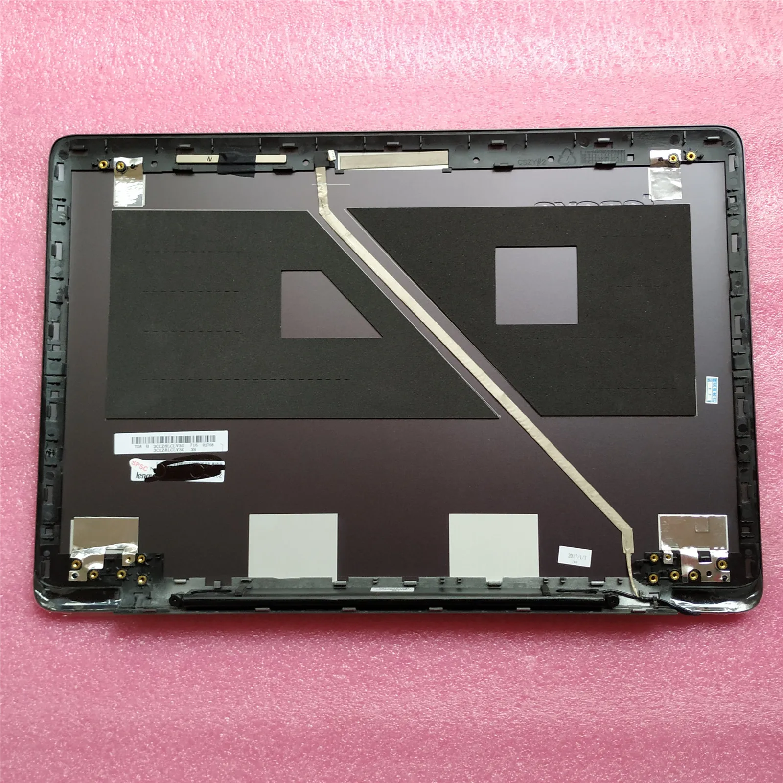 Новинка Oirg для Lenovo Ideapad U410 задняя крышка ЖК дисплея 3CLZ8LCLV30 серый без касания|lenovo