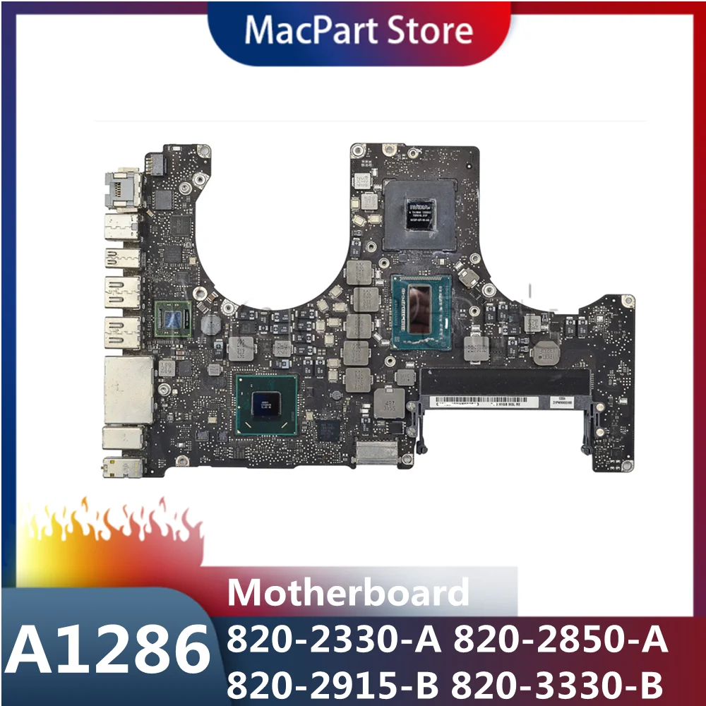 Протестированная оригинальная материнская плата A1286 для MacBook Pro 15 &quot логическая