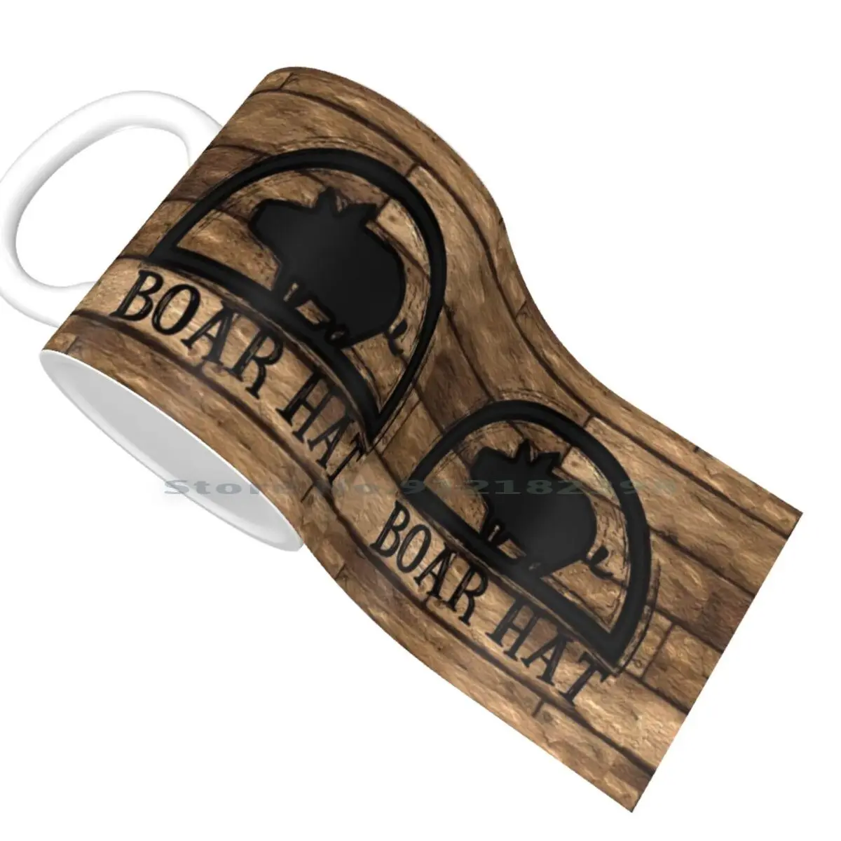 The Boar Hat Ceramic Mugs Coffee Cups Milk Tea Mug Nanatsu No Taizai Seven Deadly Sins Hawk Creative Trending Vintage | Дом и сад