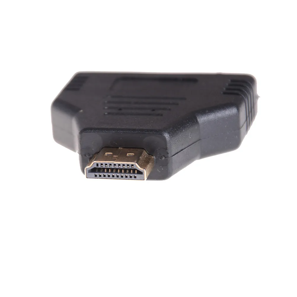 Переносное разветвительное устройство HDMI мужской разъем на 2 женских 1 вход 1 выход высокоскоростной конвертер SD&ampHI с защитой от помех.