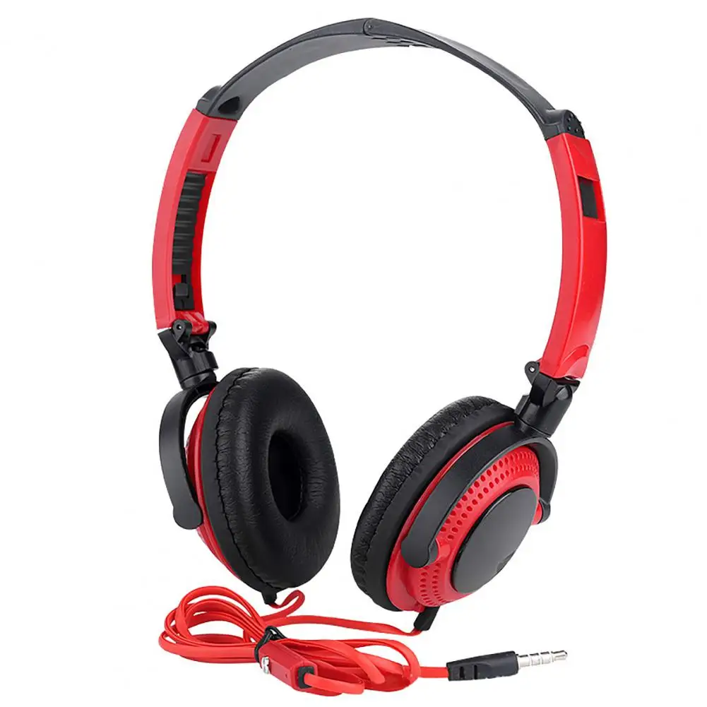 

HOT SALES !!! Wired 3.5mm HiFi Stereo Heavy Bass Noise Reduction Phone Headphone with Mic