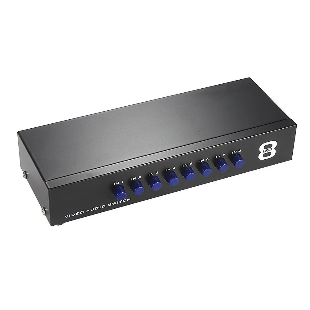 Преобразователь AV GREATLINK 4 в 1 переключатель сигнала аудио и видео композитный для