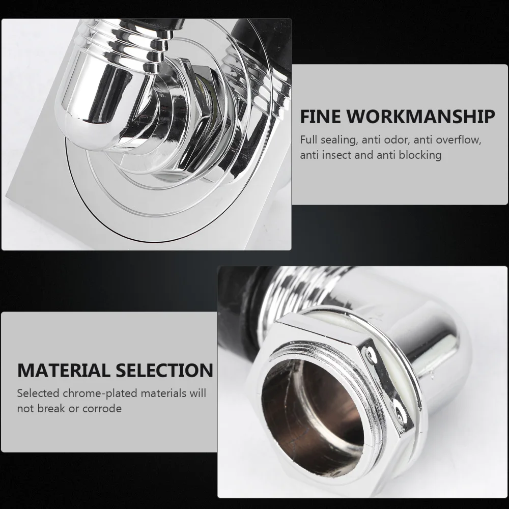 

1pc Wash Machine Anti-overflow Floor Drain Deodorant Sealing Floor Cover(Silver)