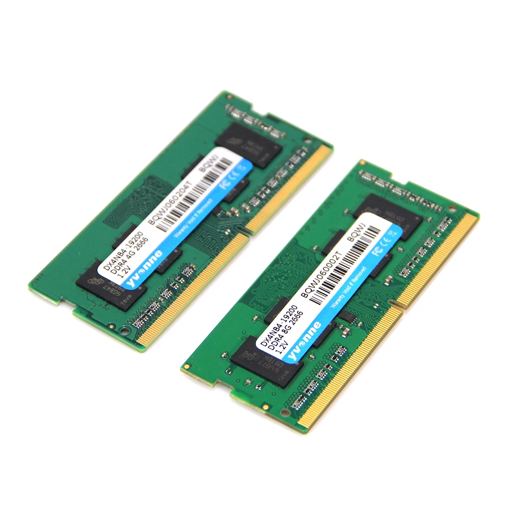 Yvonne DDR4 8 GB/4 GB 2400 Mhz/2666 Mhz Память ноутбука SODIMM 4gb 8gb 1 2 V память Sodimm|Оперативная память| |