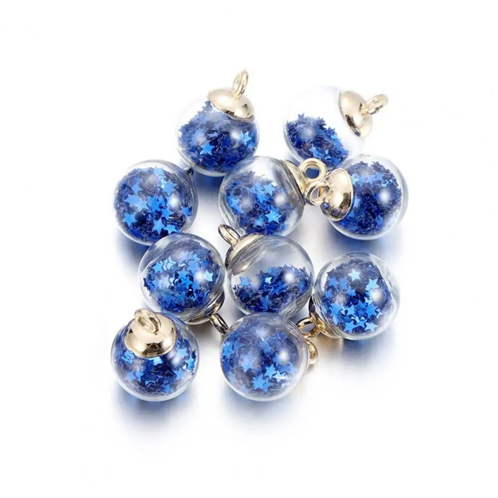 

10Pcs Loose Beads Glass Beads For Jewelry Making DIY Handmade Needlework AB Color Spacer Faceted Glass Beads Loose Spacer Beads