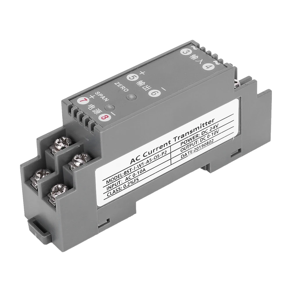 

AC Transmitter Current Sensor Medium Voltage Equipment Industrial Accesssory DC 24V Power Supply Current Transducer
