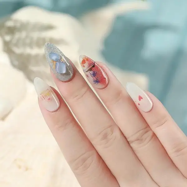 1 лист стикеры 3D на ногти Nail Art Богемия Стиль ногтей наклейки для ногтей наклейки украшения Маникюр Z0218