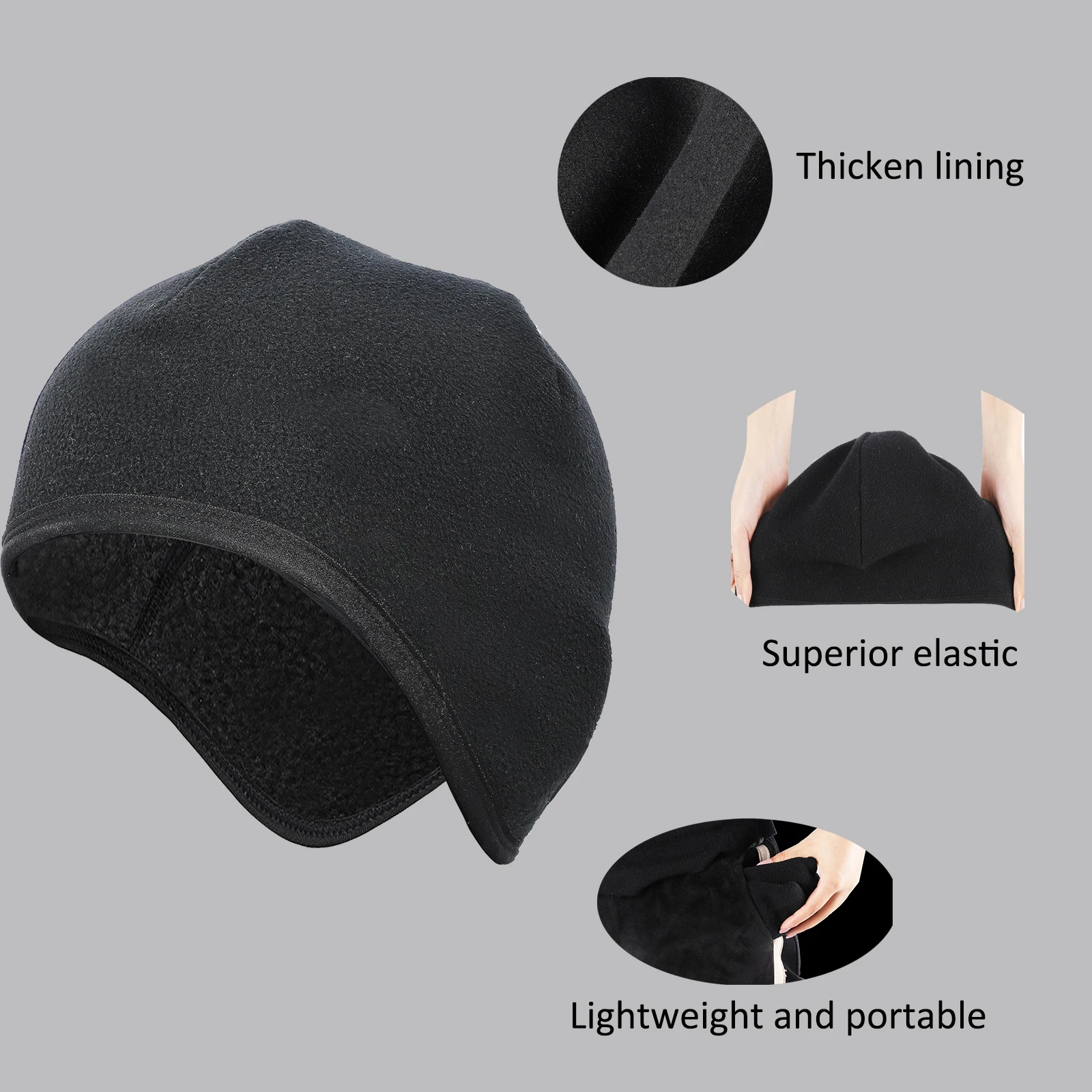 Ветрозащитная теплая велосипедная шапка шлемы подкладка внутренняя с