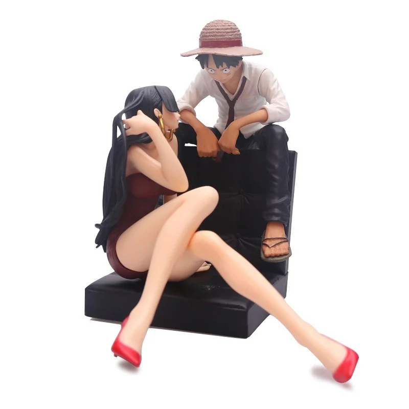 11-12 см диван Луффи Женская императорская Сидящая позиция рубашка фигурка