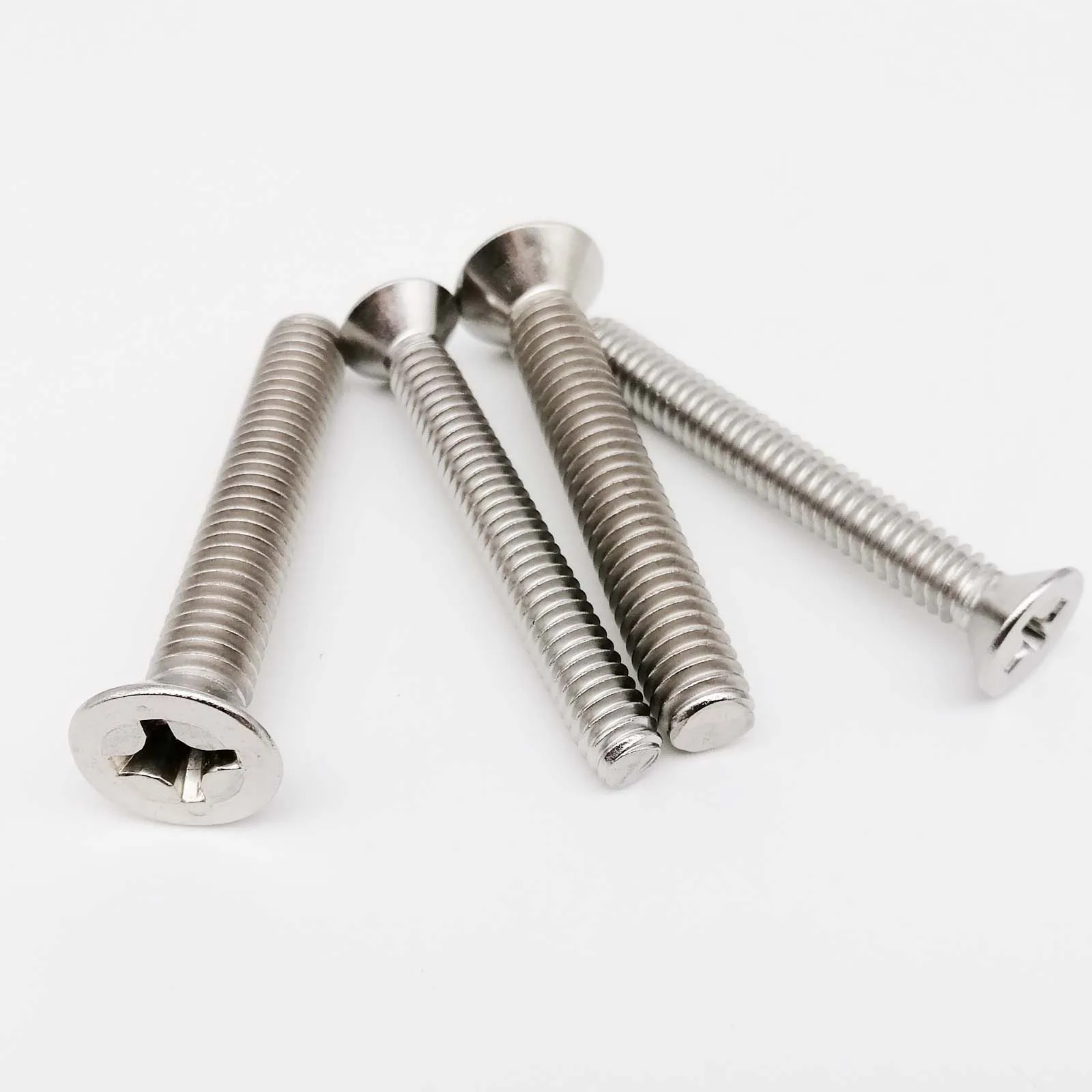 10pcs UNC 5/16-18 US Coarse Thread 304 A2-70 Stainless Steel Cross Recess Phillips Flat Countersunk Head Screw Bolt - купить по