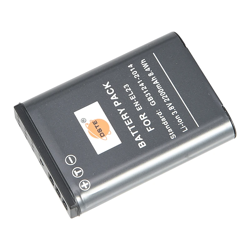 2 шт. 2200 мАч 3 8 в 8.4Wh EN-EL23 батарея ENEL23 DSTE 1 * зарядное устройство для Nikon Coolpix P900S P600 P610