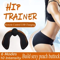rechargeable ems hip stimulator trainer women butt lifting buttock breech fitness and slimming massager