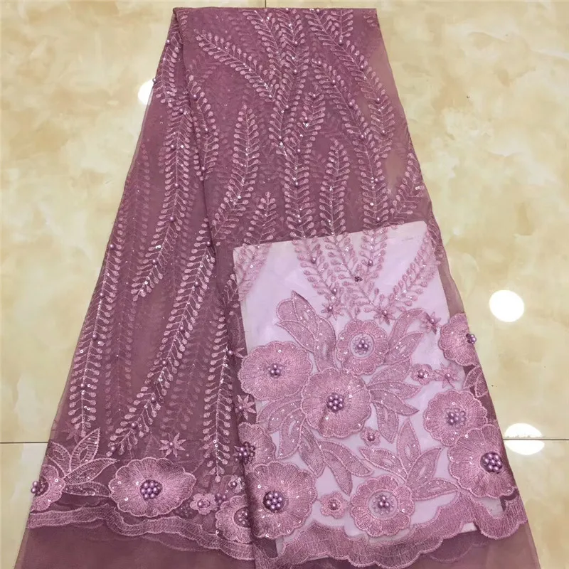 

2019 New Design Tulle lace fabric embroidery laces African French tulle laces fabric Nigerian laces for weddiny dresses xz66-151