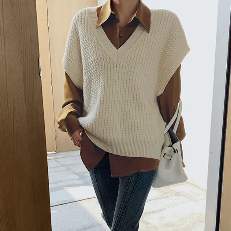 

Pullover Women Sweaters 2021 Autumn Winter Tops Korean Slim Women Pullover Knitted Sweater Jumper Soft Warm Pull Femme Cloths