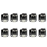 3d printer 10pcs limited switch end stops mechanical switch module with 3 pins 39 3 inch cable for ramps repra tevo