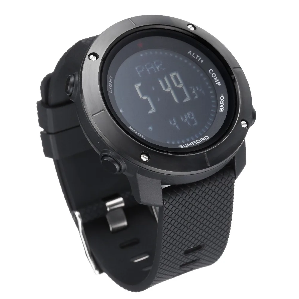 Часы наручные SUNROAD мужские спортивные для активного отдыха водонепроницаемые с