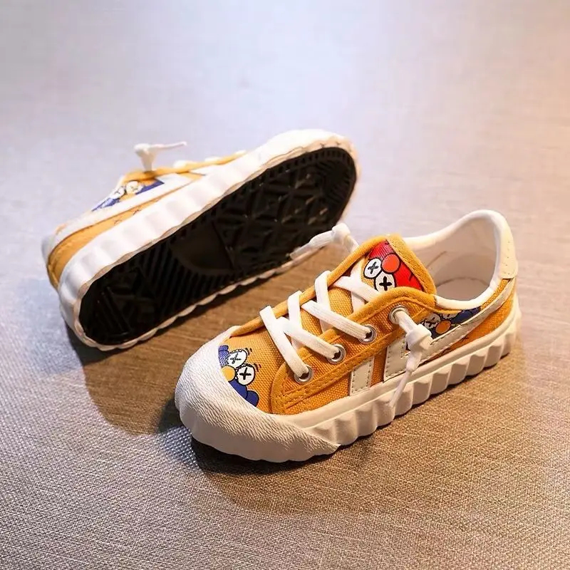 

Children's Canvas Shoes Boys and Girls Spring 2021 New White Shoes Babys White Shoes