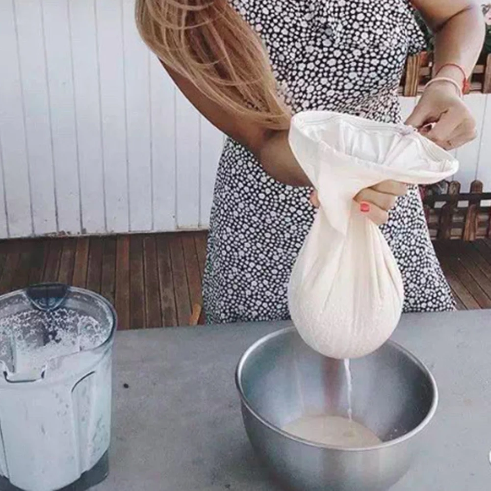 Мешочек орехового молока многоразовый миндальный пакет для универсальный