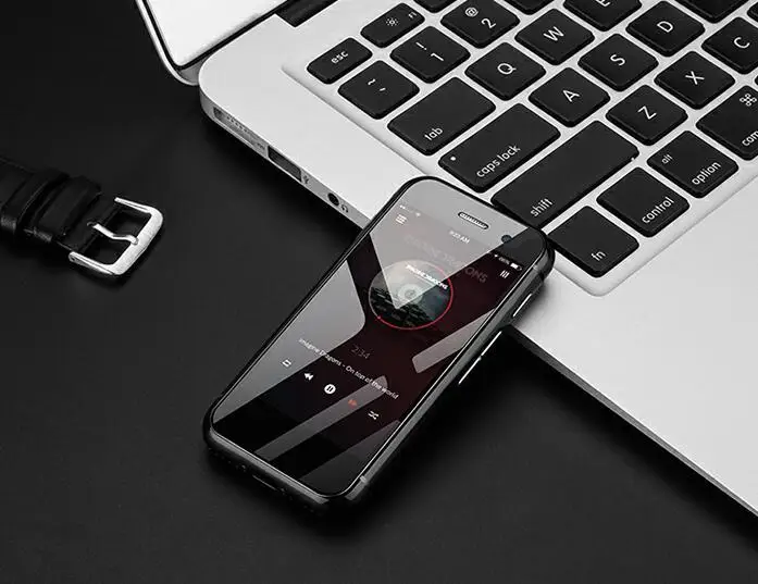 Black Melrose S9 PLUS мини-телефон на базе Android 2,4" MT6737 четырехъядерный Android 7,0 1 ГБ 8 ГБ 1580 МП мАч 4G LTE супер маленький смартфон - Цвет: Black