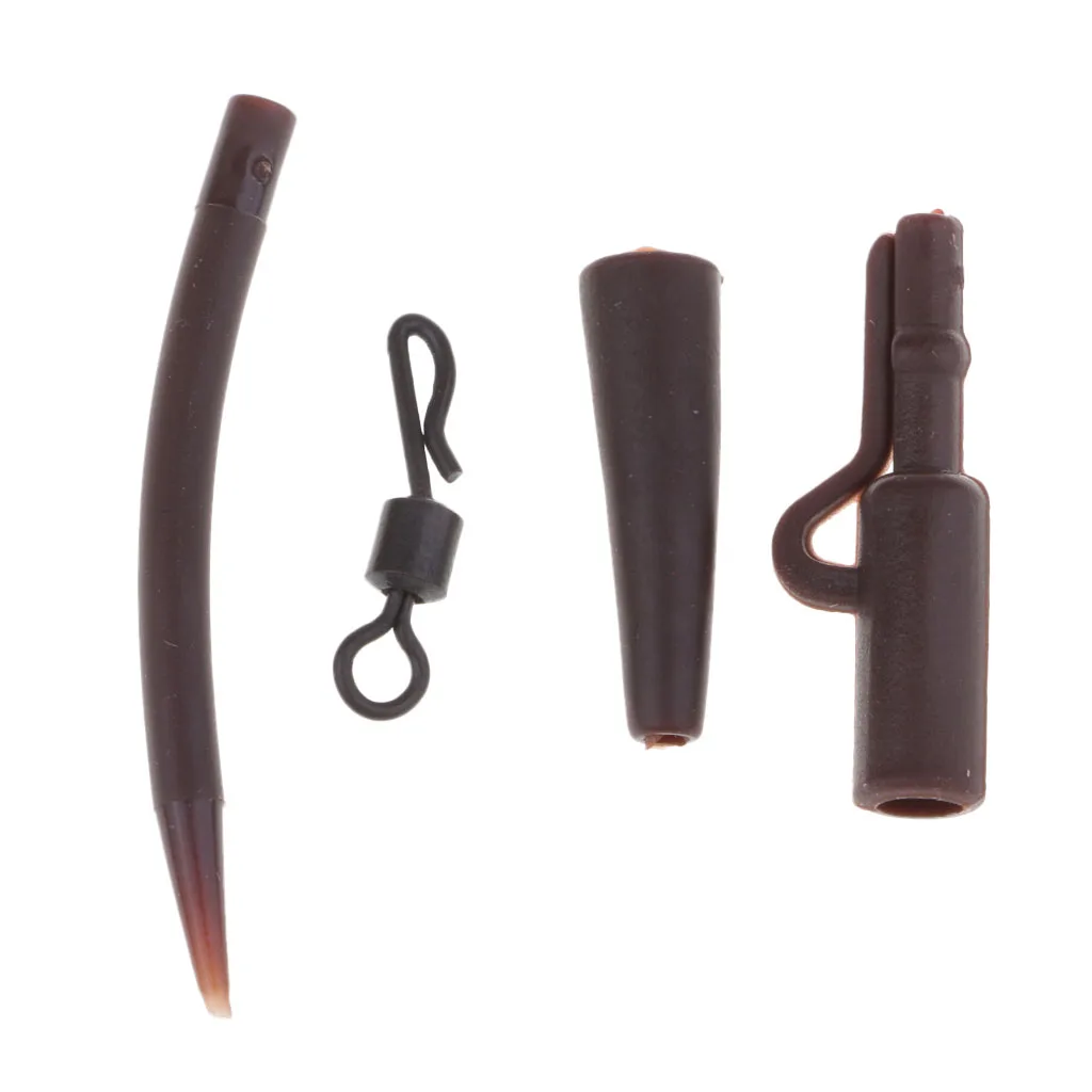 40 шт. резиновые зажимы для рыбалки на карпа | Спорт и развлечения